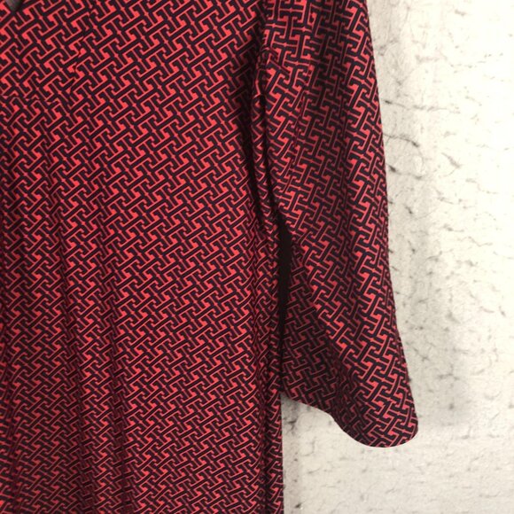 Jude Connally Dress Womens Small Geometric Print Tunic USA Nylon Spandex - Picture 14 of 15